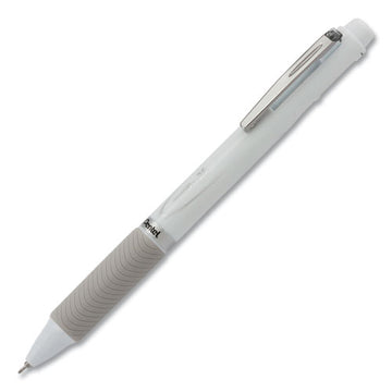 Pentel® Energel 2s Multi-color Gel Pen-pencil, Retractable, Medium 0.5 Mm, Black-red Ink, White Barrel freeshipping - TVN Wholesale